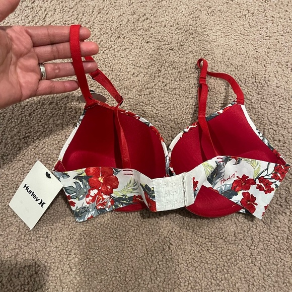HURLEY 36C Floral Padded Underwire Bra - Picture 5 of 6